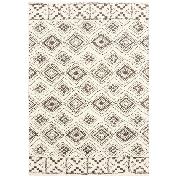 Oriental Weavers 3 ft. 10 in. x 5 ft. 5 in. Verona Casual Area Rug, Ivory V1330W117165ST - main